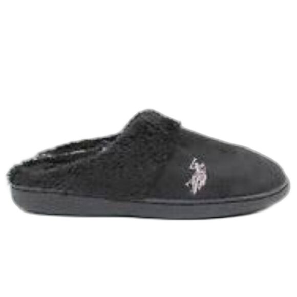 U.S. Polo Assn. Men's Black Slippers - Picture 6 of 6